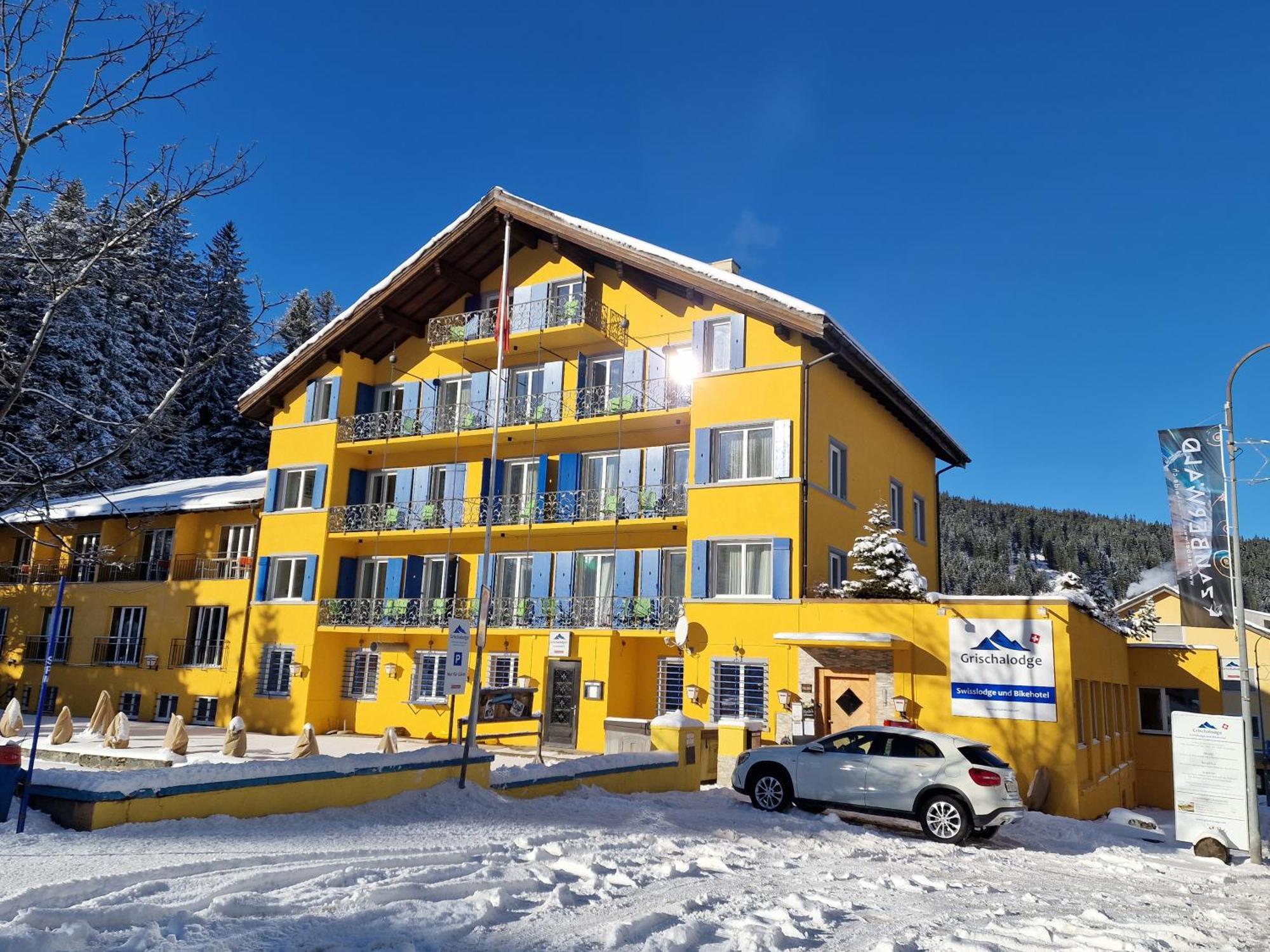 Grischalodge Das Hotel Mit Bergblick Seit 1929 - Schlicht, Preiswert Und Mit Einem Touch Nostalgie Parpan Exteriör bild
