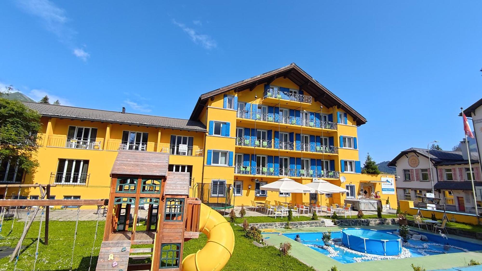 Grischalodge Das Hotel Mit Bergblick Seit 1929 - Schlicht, Preiswert Und Mit Einem Touch Nostalgie Parpan Exteriör bild